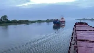 Расходимся с m/v “Hohe Bank”