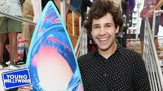 David Dobrik Takes Us On a Hilarious Seating Card Tour at TCAs