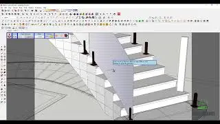 Spiral Stair with Glass Railing Modeling / Arki Bhernet Tv