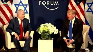 PM Netanyahu Meets with US President Trump in Davos