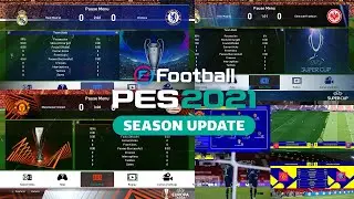 PES 2021 Update Scoreboard New Pause Menu | SP Football Life 2023 - Evoweb Patch