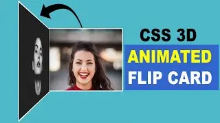 CSS 3D Flip Card Animation On Hover Effect