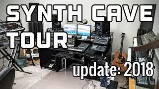 Synth Cave / Studio Tour -  Updated September 2018