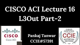 CISCO ACI LECTURE 16 (L3out Part 2) CCIE 57391