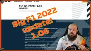 F1 22 New Update 1.06!