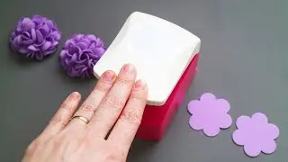 🌸 ВЫ СДЕЛАЕТЕ НАМНОГО БОЛЬШЕ ИСПОЛЬЗУЯ ДЫРОКОЛ🌸 ЦВЕТЫ ИЗ ФОАМИРАНА