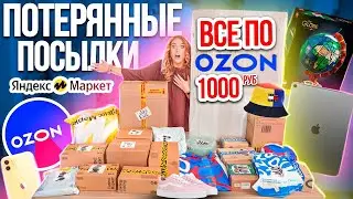 ПОТЕРЯННЫЕ ПОСЫЛКИ с ЯНДЕКС Маркет и ОZON ! Купила ВСЕ по 1000 руб .. А Там …😱 ГДЕ ВЫГОДНЕЕ?