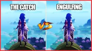 C0 RAIDEN WITH THE CATCH VS ENGULFING LIGHTNING COMPARISON | Genshin Impact 4.3