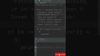 Walrus operator in Python 