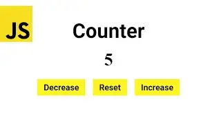 JavaScript Counter | How to create a JavaScript counter | HTML & CSS