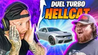 TIMTHETATMAN REACTS TO 1300HP TWIN TURBO HELLCAT