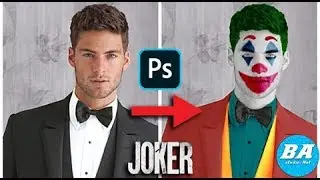 How to create joker effects in photoshop