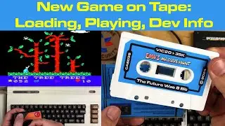 Loading, Playing, Dev Info on Emu's Massive Hunt: Brand New VIC-20 Game 2024 