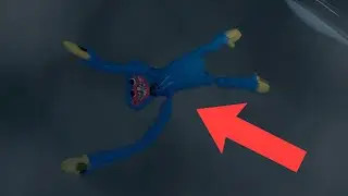 I Shot Huggy Wuggy Death Fall on Slow Motion Camera (Poppy Playtime)