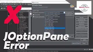 How to solve JOptionPane error in Eclipse | Eclipse not importing JOptionPane Library