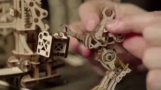 Механический конструктор 3D пазл Ugears Фабрика роботов