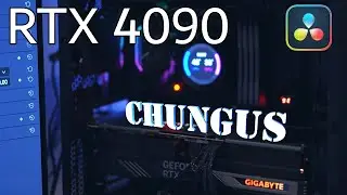 RTX 4090 Davinci Resolve Editing Speed BENCHMARKED!