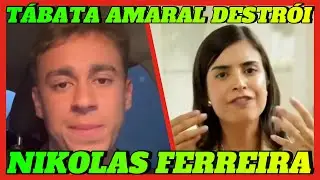 TÁBATA AMARAL rasga o verbo e expõe NIKOLAS FERREIRA que para atacar Lula prejudica 4M de estudantes