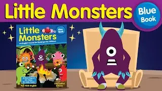 Little Monsters: Unit 3 Blue Book | Vegetables English Lesson for Kindergarten | Fun Kids English