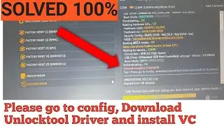 VC Runtime Error Solve Driver Error UnlockTool 2022 Install