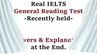 IELTS General Reading Practice Test with Answers 2024