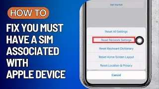 Fix: You Must Have A Sim Associated With An Apple Device to Be Used for iMessage and Facetime