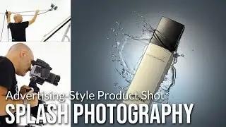 Spectacular Splash for High-End Makeup Photography