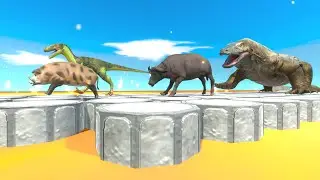 Running Through Komodo Dragons - Animal Revolt Battle Simulator