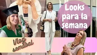 LOOKS PARA LA SEMANA / Vlog con ROPA PONIBLE Y REALISTA  (tu asesora de imagen y moda)