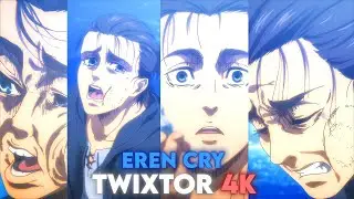eren cry twixtor clips for edit 4k no warps(attack on titan s4 last episode)