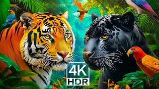 JUNGLE ANIMAL DISCOVERY / 60FPS 4K ULTRA HD #4K #ANIMALS