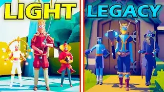 LEGACY TEAM vs LIGHT TEAM - Totally Accurate Battle Simulator | TABS