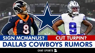 MAJOR Cowboys Rumors: Sign Brandon McManus, Cut KaVontae Turpin, OTA News + Add Adrian Peterson?