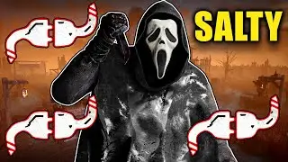 Ghostface Makes Salty Teams RAGE QUIT! - Dead by Daylight