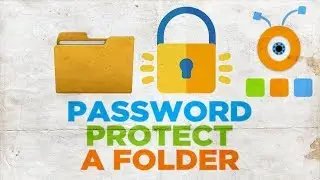 How to Put a Password on a Folder in Windows 10 | How To Password Protect a Folder in Windows 10