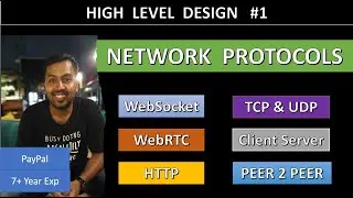 1. Network Protocols, High Level Design | Client Server vs Peer 2 Peer Model |  webSocket vs WebRTC