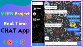 Chat Application MERN Stack Project | Authentication, Authorization, Socket.io, JWT, React, Node