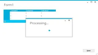 C# Tutorial - Metro Wait Form | FoxLearn