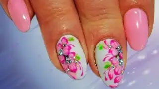 Pink Sakura Top awesome nail art design Nail art design