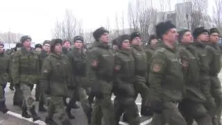 День разведки.  Марш ВДВ.  Прохождение парада.