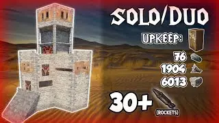 RUST | ГАЙД | НОВЫЙ АНТИ-РЕЙД ДОМ С БУНКЕРОМ ИЗ КИБИТКИ ДЛЯ SOLO/DUO