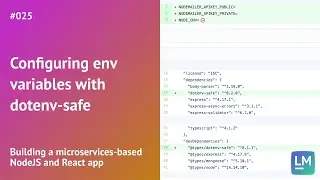 Configuring env variables with dotenv-safe: Building a microservices-based NodeJS and React app 