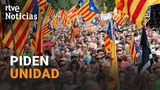 CATALUÑA: La DIADA congrega a más de 70.000 PERSONAS, la CIFRA más BAJA desde 2012 | RTVE Noticias