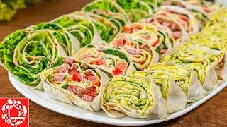 💯👌 LAVASH ROLLS | YOU'VE DEFINITELY NEVER TRIED THIS LAVASH FILLING!!!! the most delicious snack