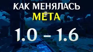 Как менялась мета в Genshin Impact с версии 1.0 да 1.6? Изменения меты в Genshin Impact (Часть 1)