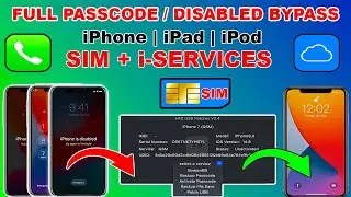 Full Passcode Bypass With Sim| Unlock & Checkra1n Jailbreak Passcode/Disabled iPhone/iPad | Hfz Tool