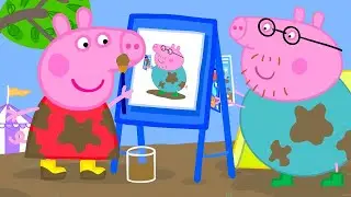 Peppa Pig Gets Messy At The Muddy Puddle Festival | Kids TV And Stories