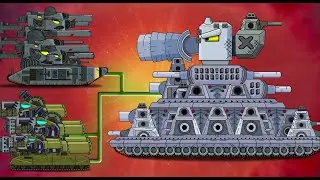 МЕГА ТАНКИ VS КАРЛ-44 - Мультики про танки