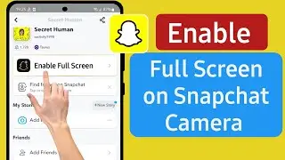 Snapchat full screen fixed | how to fix snapchat camera not full screen (2024)