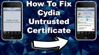 iOS 3 Jailbreak Untrusted Server Certificate Fix! (*VERY EASY*)